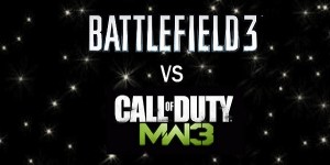 Battlefield 3 & Modern Warfare 3 Word Cloud Comparison