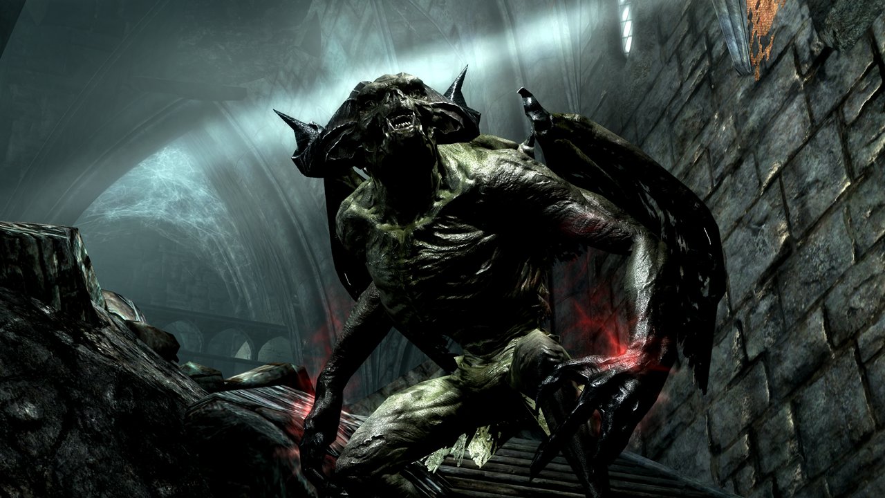 E3 2012: Skyrim Dawnguard DLC New Screenshots Shows Gargoyles & More