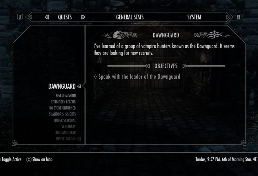 how to start the vampire quest in skyrim