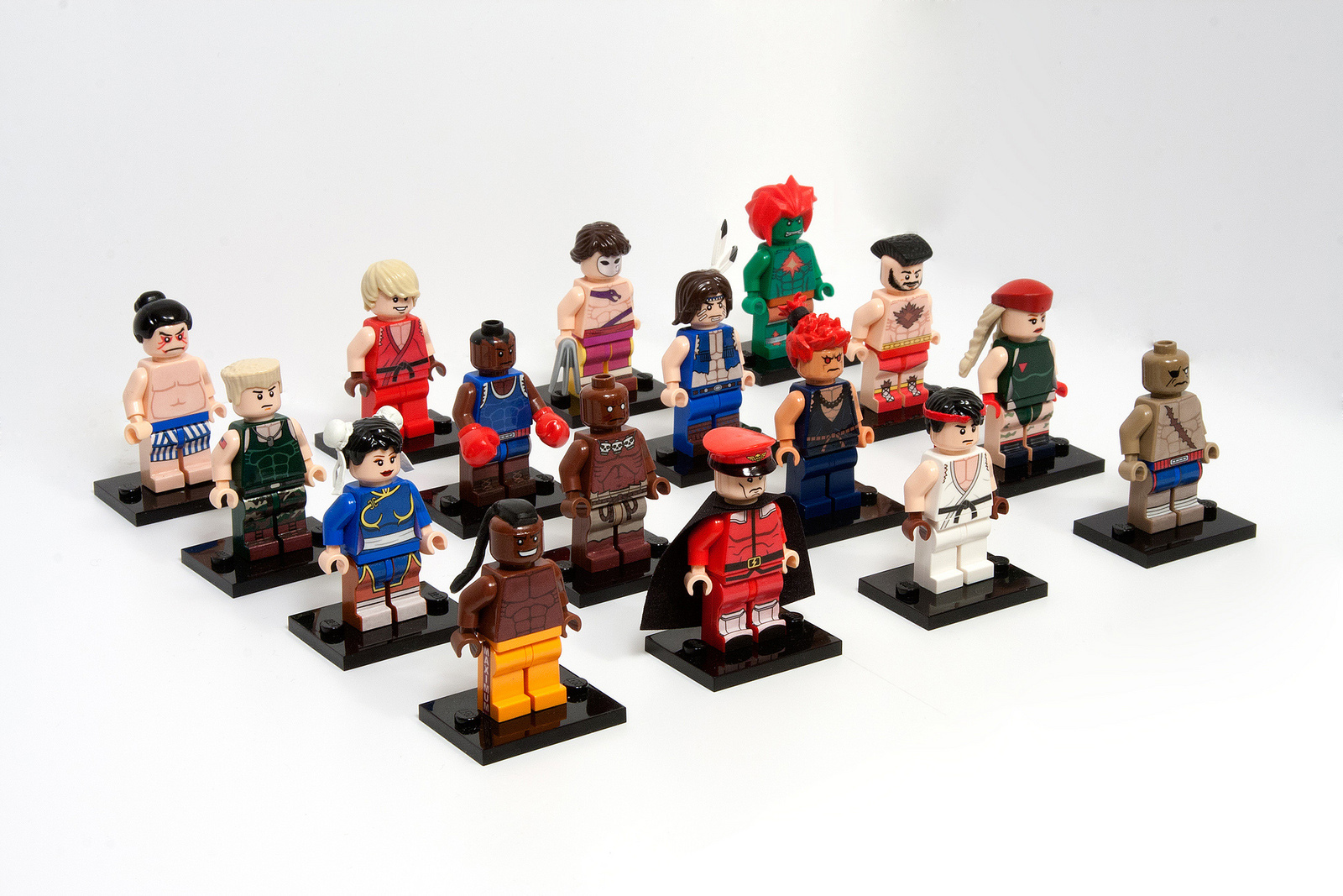 Awesome Fan-Made Street Fighter II LEGO