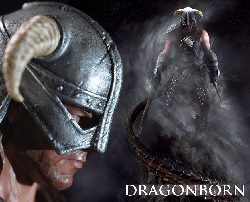 Pre-Order the Skyrim Dragonborn Statue today