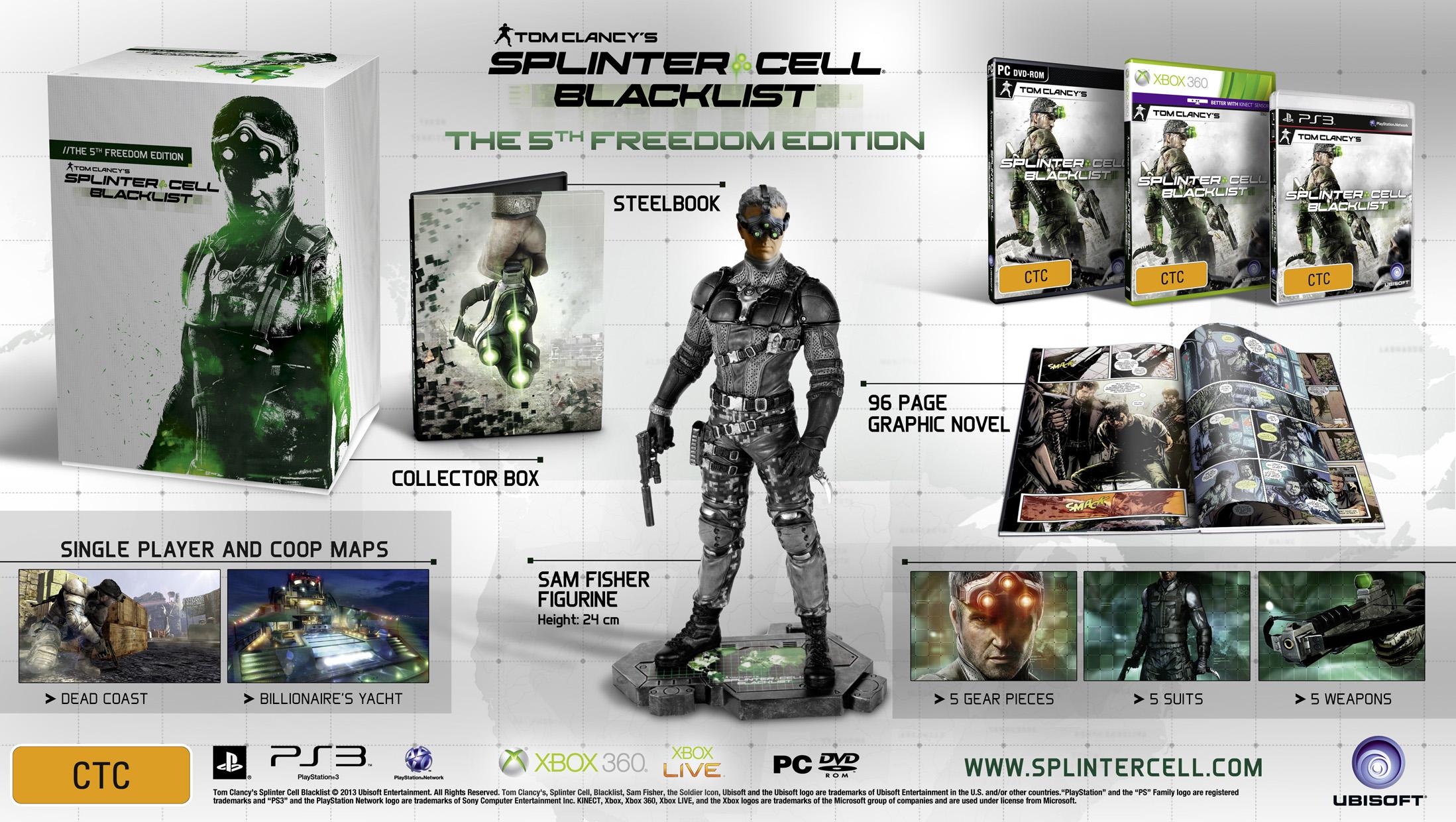 Splinter Cell Blacklist – The 5th Freedom Collector’s Edition Unboxing