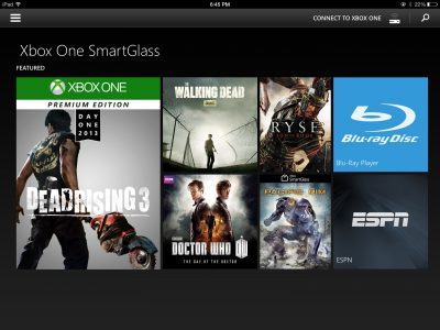 Xbox One SmartGlass