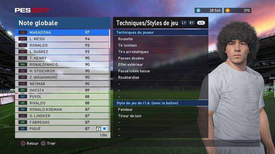 Diego Maradona Is Suing Konami Over PES 2017 Likeness