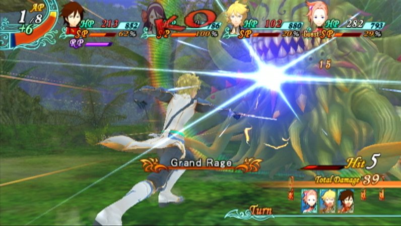 New Arc Rise Fantasia Screenshots - Battle System - Just Push Start