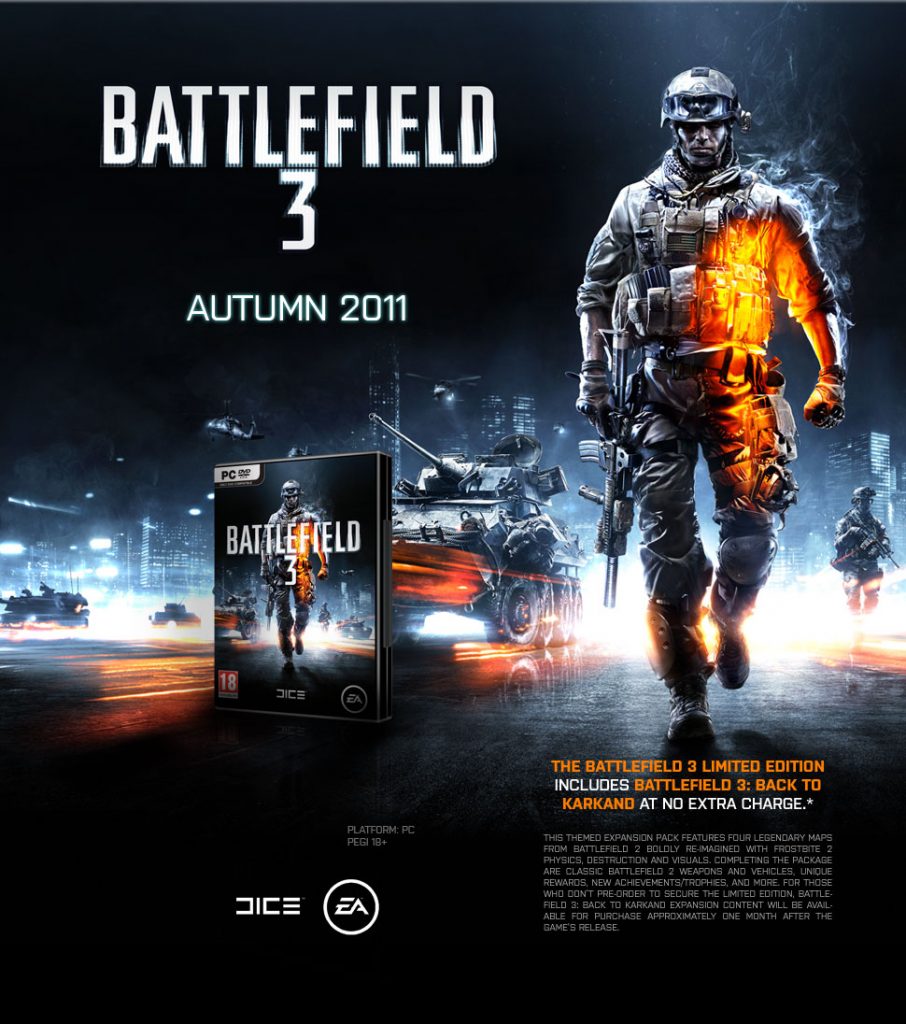 Battlefield 3 limited edition что входит