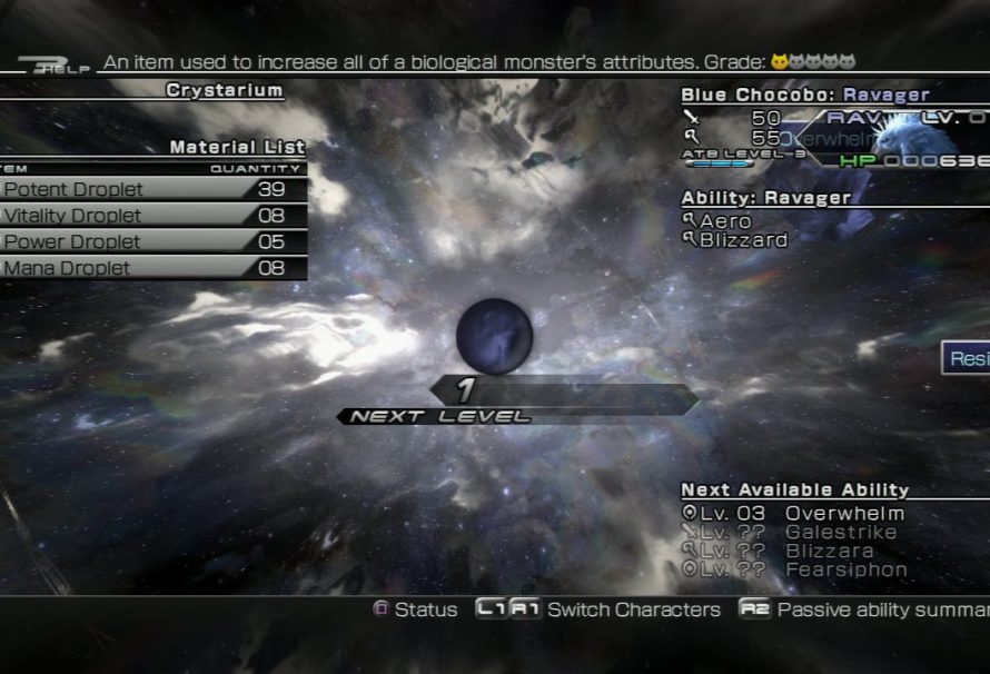 Final Fantasy Xiii 2 Farming The Potent Monster Materials Just Push Start