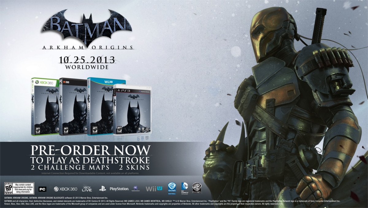 Batman: Arkham Origins 'Deathstroke' DLC Headed to Wii U, Too