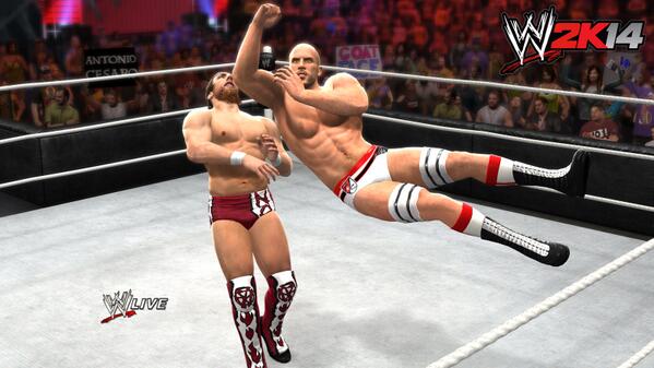 WWE 2K14 Antonio Cesaro Gameplay Screenshots And Video