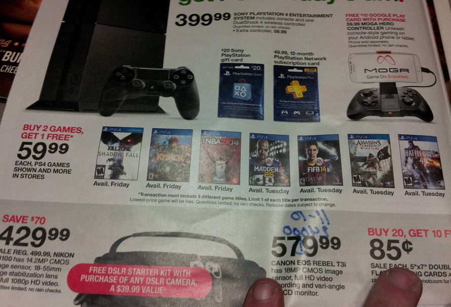 ps4 consoles target