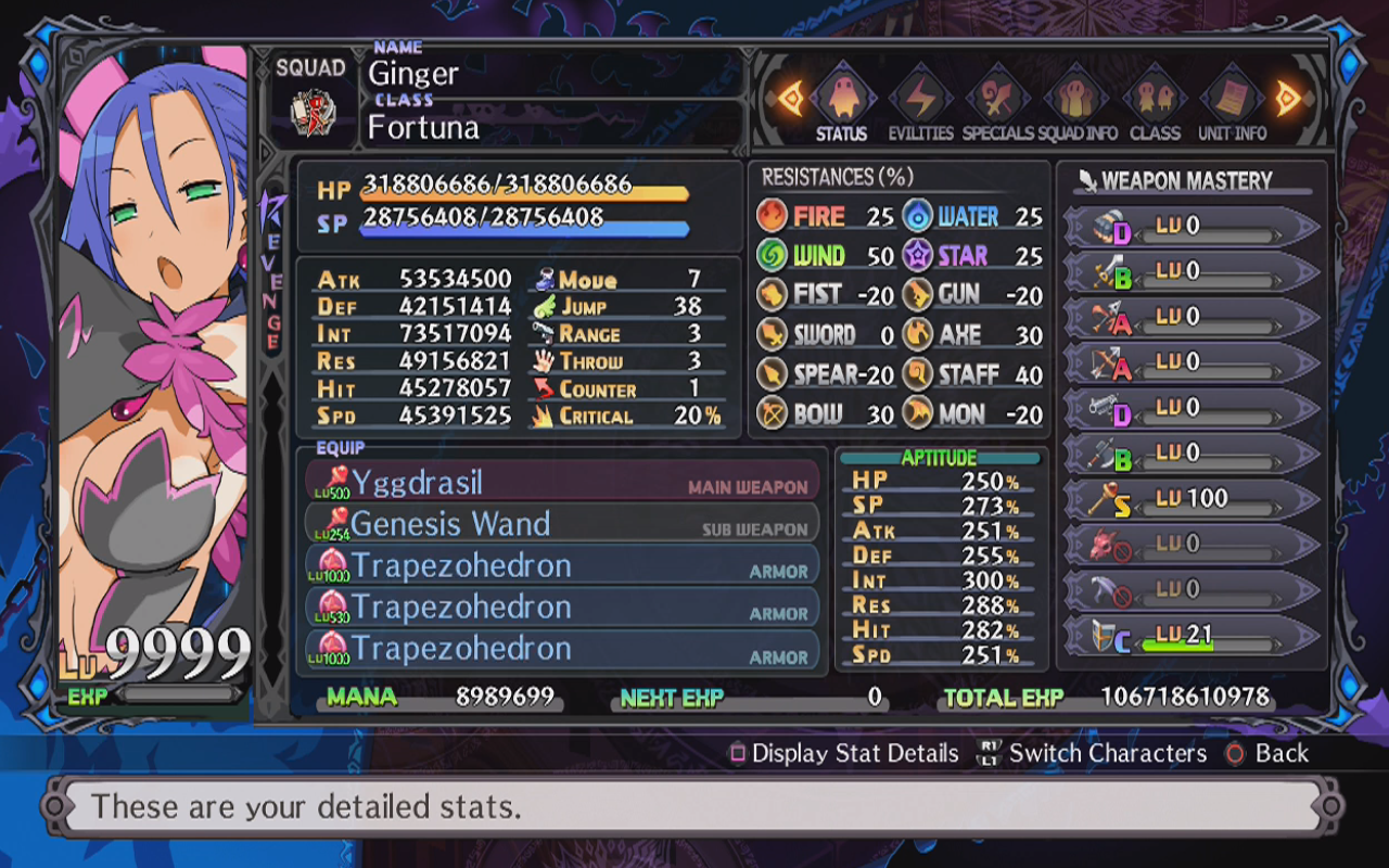 Disgaea 5 - Sage Creation Guide (Best Farming Character) - Just Push Start