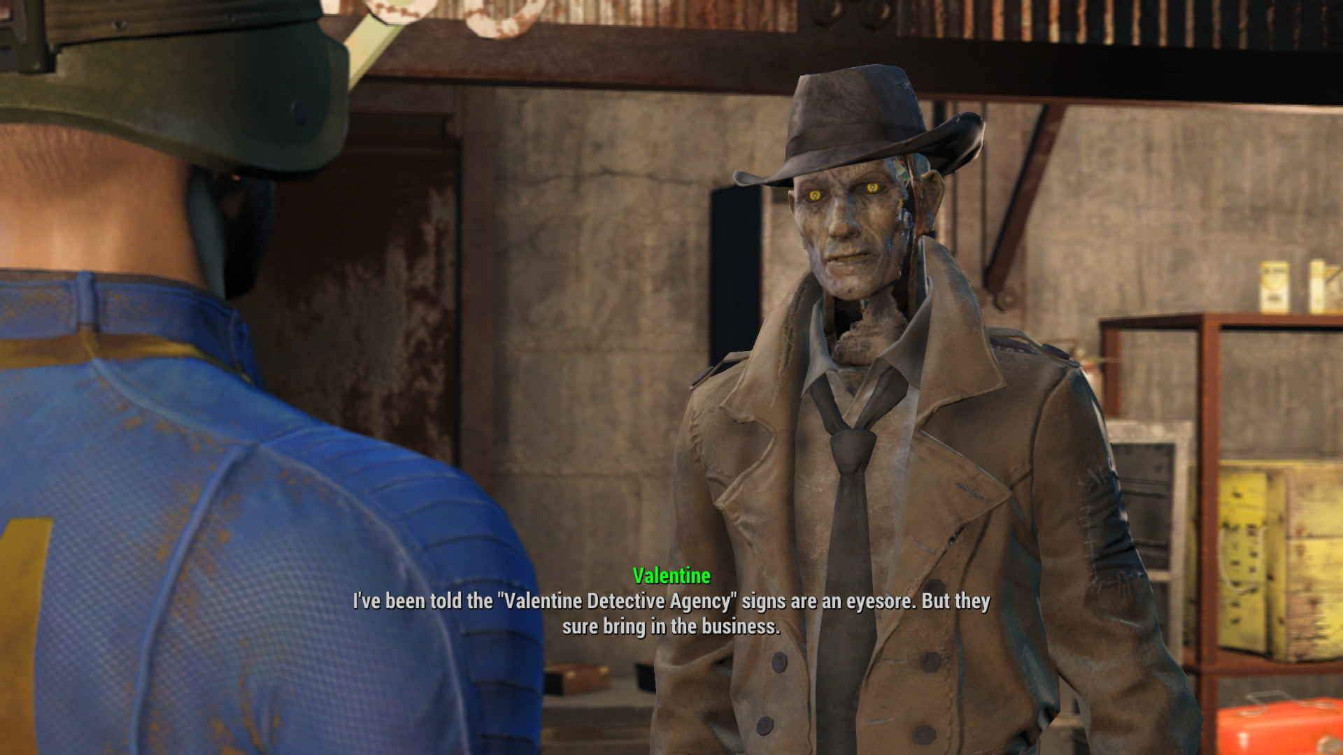 Fallout 4 переодеть ника валентайна фото 84
