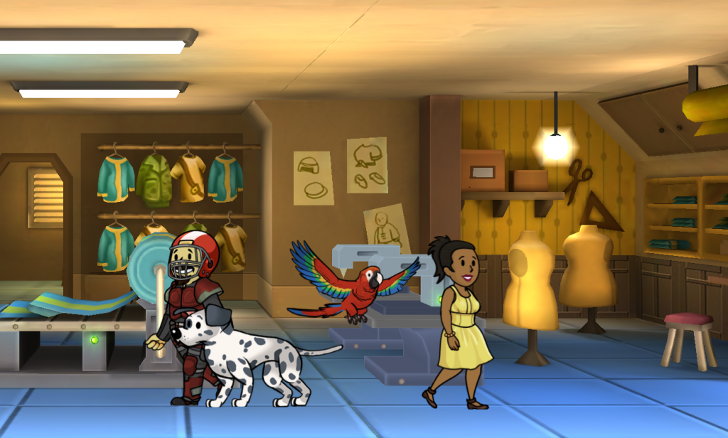 fallout shelter do pets effect group