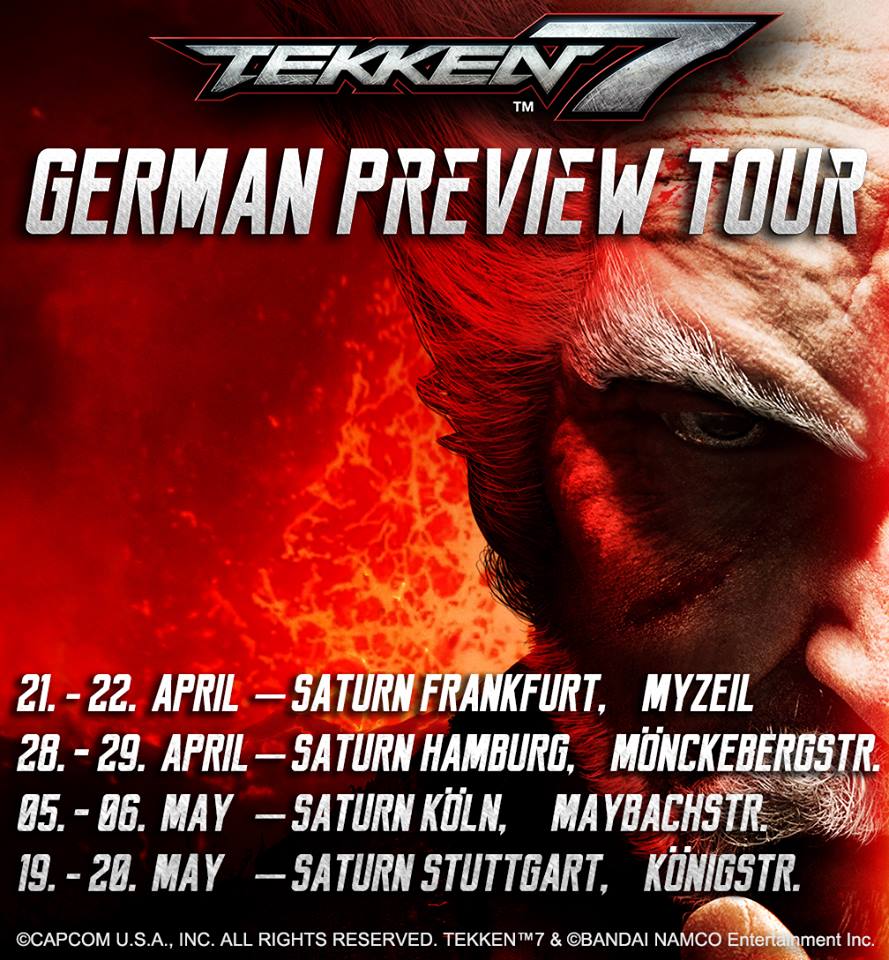 Germany To Receive A Tekken 7 Preview Tour