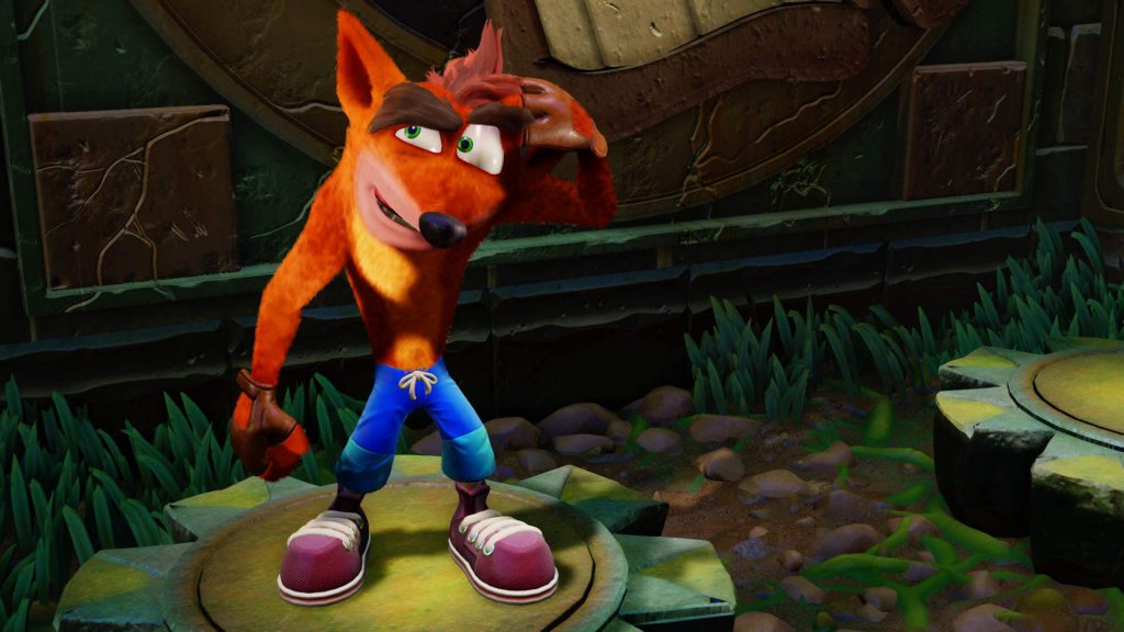 crash bandicoot statues