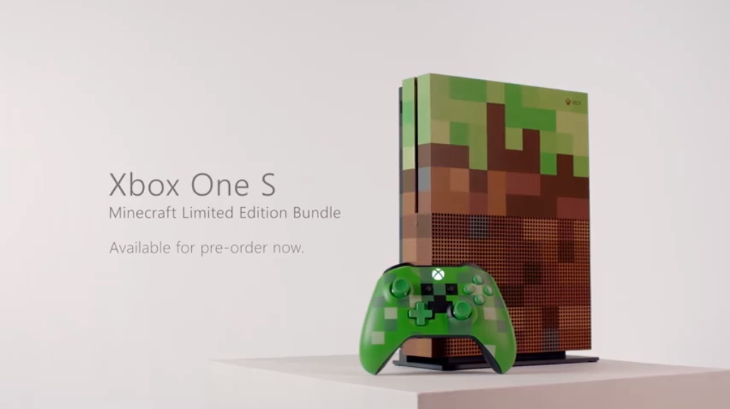 Special Minecraft Xbox One S Console Unveiled - Just Push 