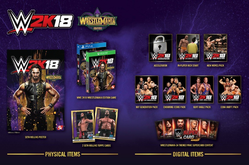 WWE 2K18 WrestleMania Edition Announced For Europe, Australia And Middle East