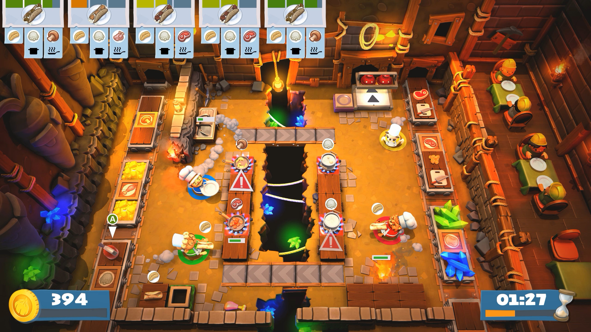 overcooked 4 player switch