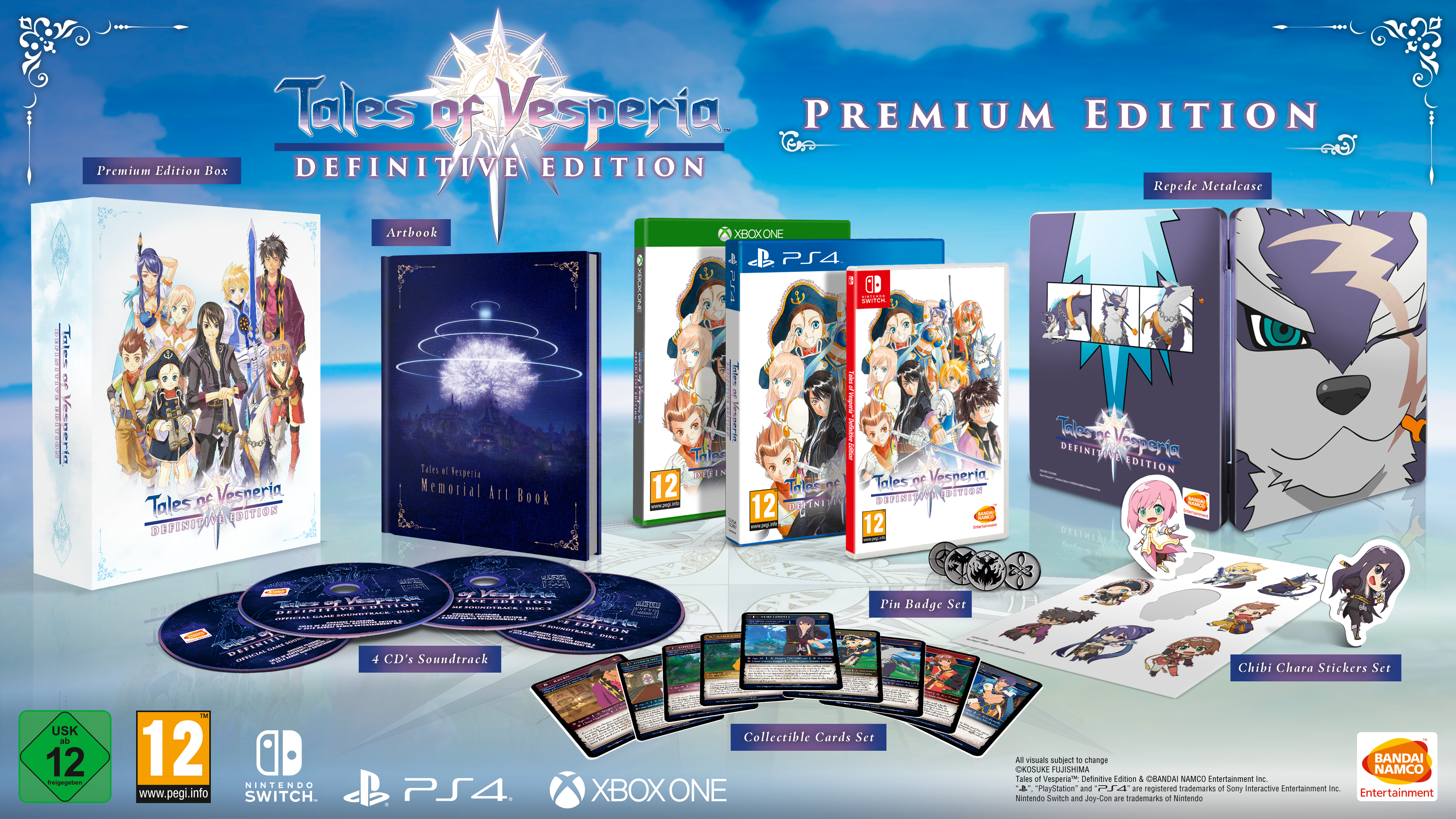 Tales of Vesperia: Definitive Edition limited editions announced for North America and Europe 