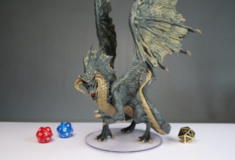 adult black dragon miniature