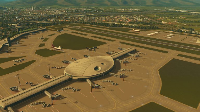 cities skylines ps4 dfw airport